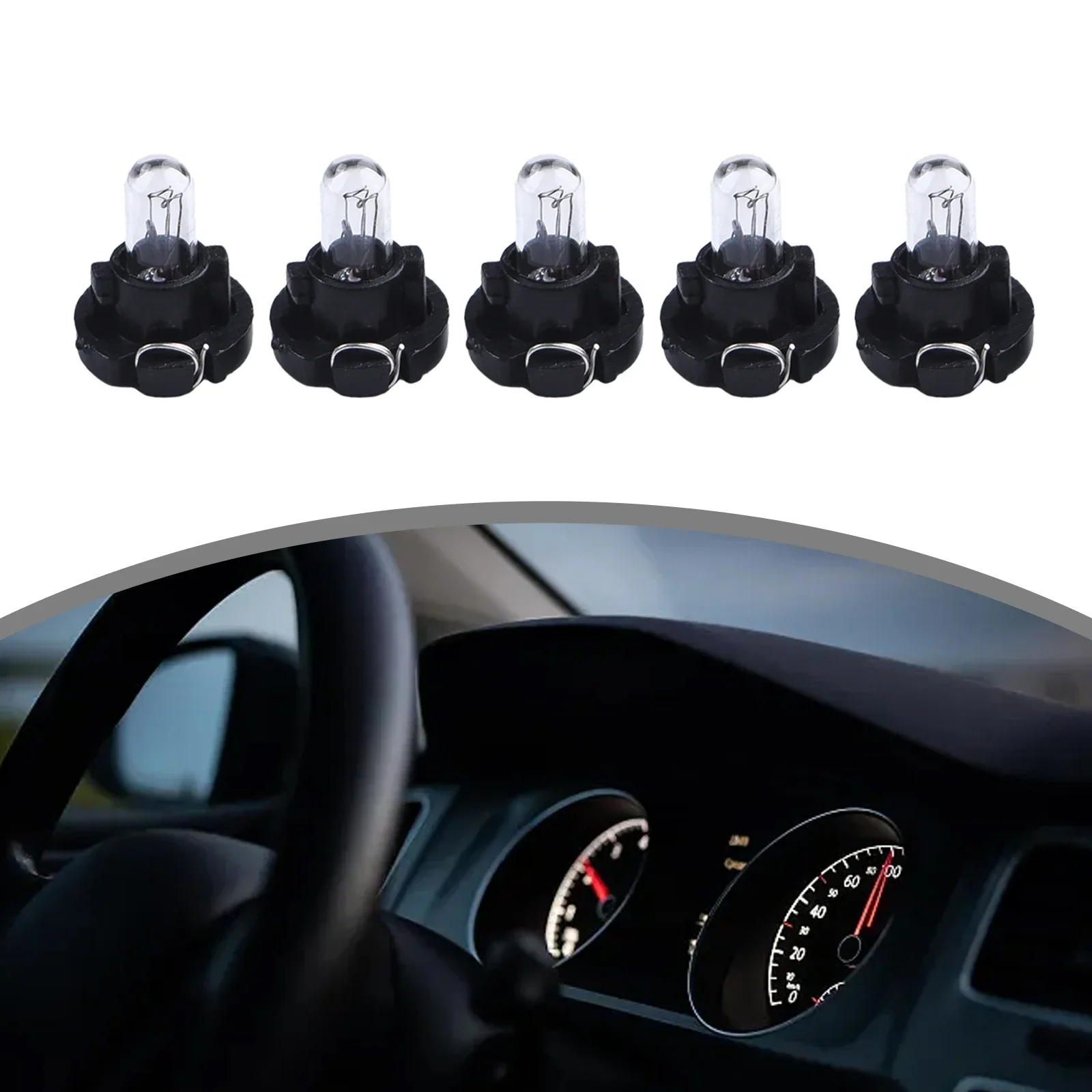 5/10Pcs 12V Interface T3 T4.2 LED Bulbs Car Interior Light Auto Warming Light Indicator Halogen Bulbs Car Accessories Continuing