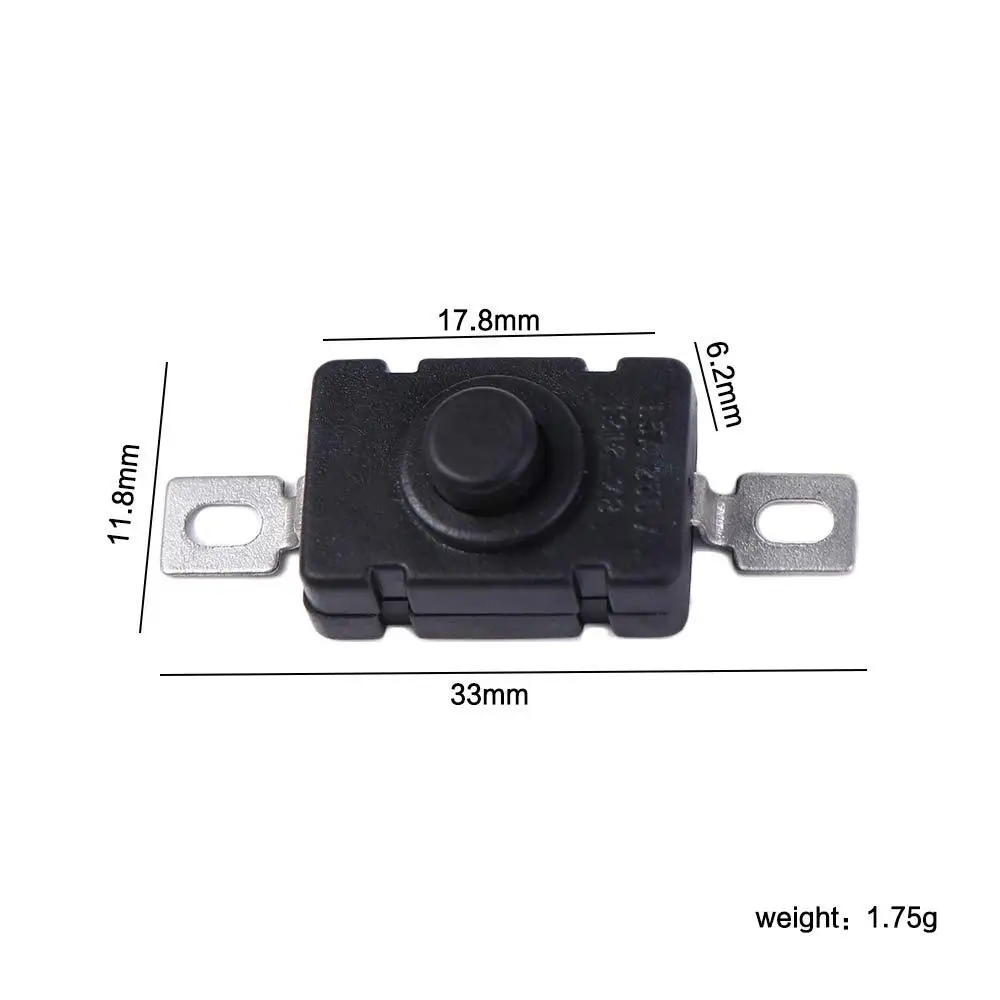 für Taschenlampe KAN-28-Schalter, selbstsichernd, SMD-Typ, Ein-/Aus-Schalter, Taschenlampensteuerschalter, Druckknopfschalter, Knopfschalter