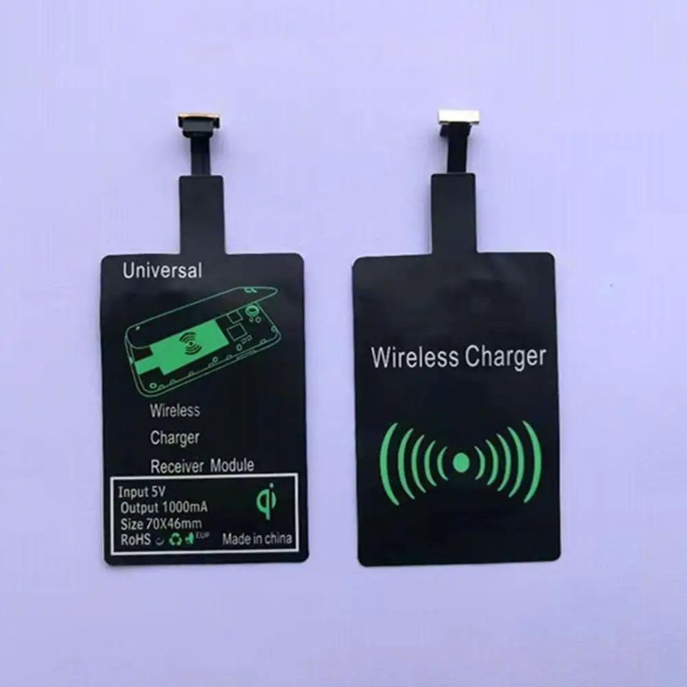 Universal Fast Wireless Charger Adapter Wireless Charging Receiver Patch For Android Micro Usb Type-c Mobile Phone