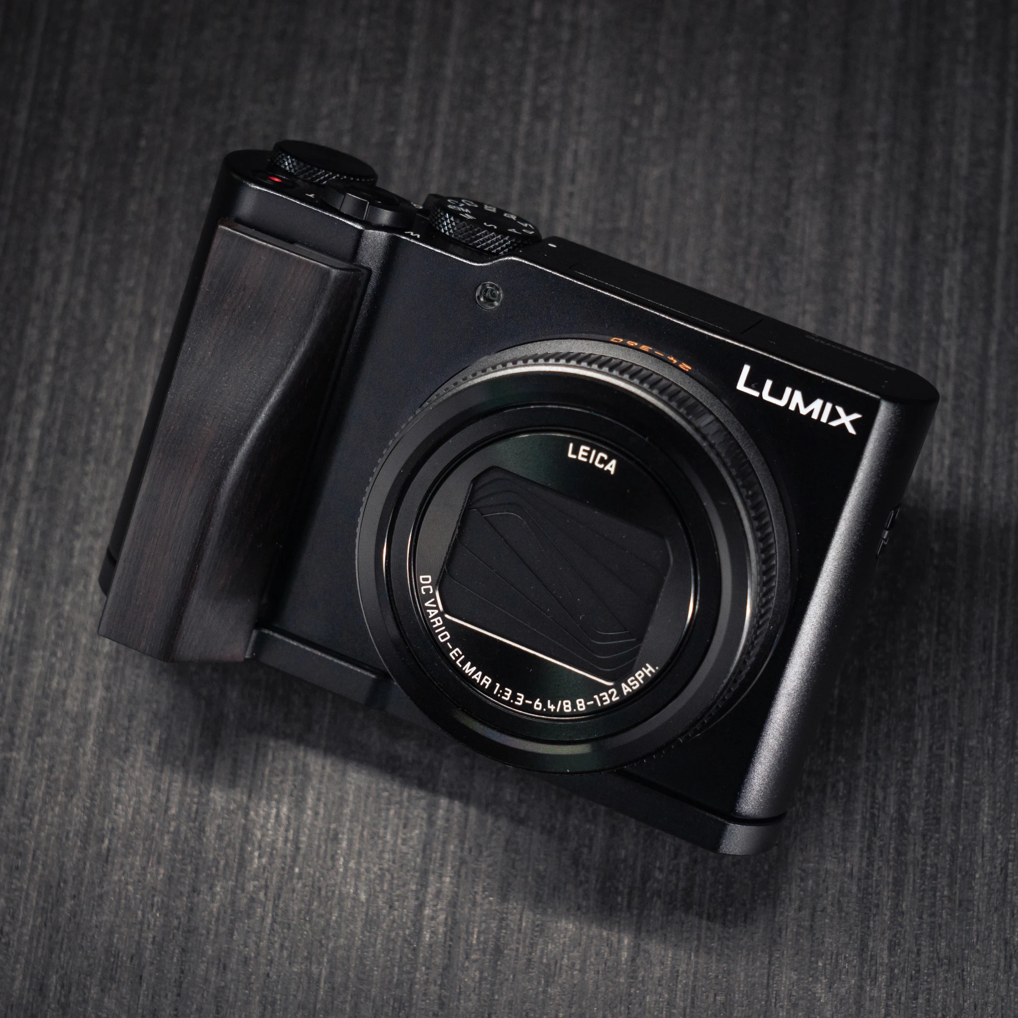 Holz-Handgriff-L-Halterung für Panasonic Lumix ZS300 Kamera mit Schnellwechsel-L-Plattenhalterung Ultraleicht mit Legierungsbasis – Detail 8