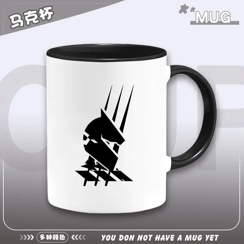 

In Stock 2026 Anime Arknights Game Cos Karlan Trade LUNGMEN Rhodes Island Etc. Unisex Cartoon Print Lid Straw Mug Present