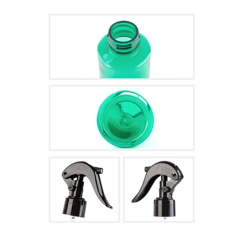 40 X 100ml 120ml White Black Trigger Spray Bottle Empty Plastic Liquid Containers For Watering House Cleaning Household Cosmetic