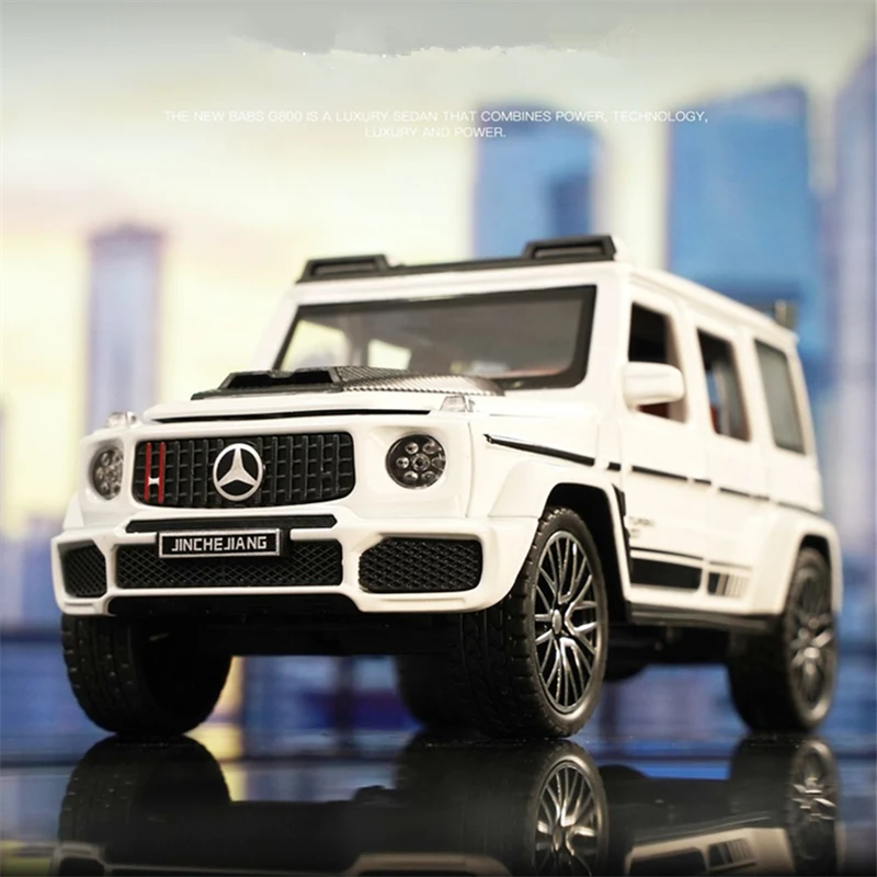 1/32 G800 G65 SUV Alloy Car Model Diecast Metal Off-road Vehicles Car Model Simulation Sound Light Collection Childrens Toy Gift