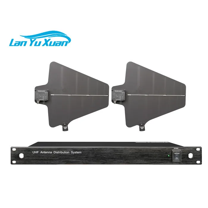 

2026 470-900MHz UA844 UA874 Active Directional Antenna Splitter 5 Channel Microphone Combiner UHF Antenna Distributor System