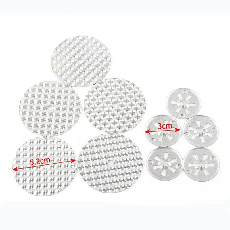 1set Car Thermite Plate Aluminum Silver N90335004 Heat Shield Plates Repair Plates Repair Tools