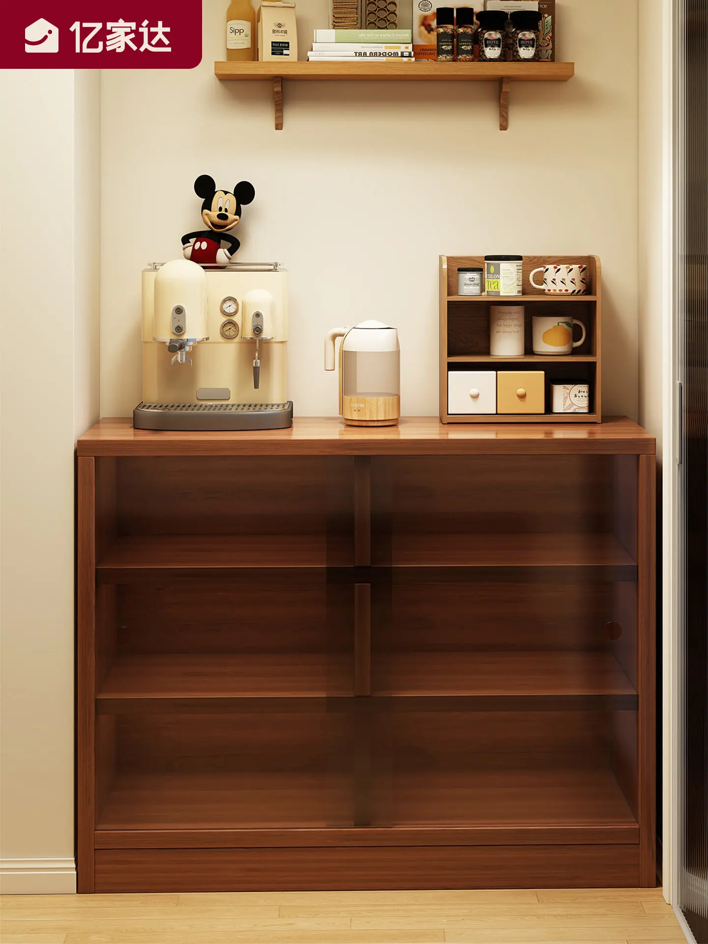 

Книжный шкаф из орехового дерева, стойка для боги, чайный шкаф, обеденный боковой шкаф от пола до потолка, книжная полка, шкафчик, пылезащитный многослойный