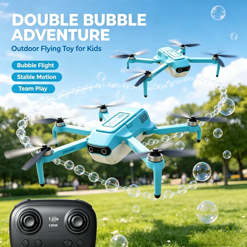 Drone Rc Team - Double Bubble Adventure RC Drone Kids