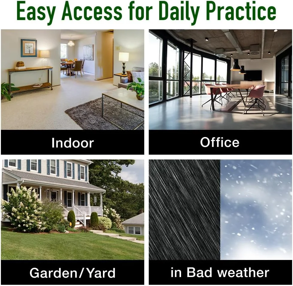 شبكة جولف بطول 6.56 قدم * 4.59 قدم، شبكة ممارسة الجولف مع حصيرة ضرب الجولف، شبكات مساعدة ضرب الجولف المنزلية لأرجوحة القيادة في الفناء الخلفي