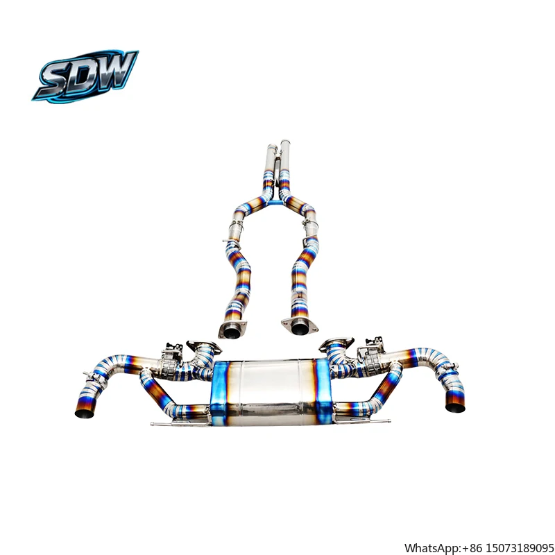 Titanium Valvetronic Catback Exhaust System for  DB11 DBS DB12 V8 Vantage Supercar Performance Upgrade