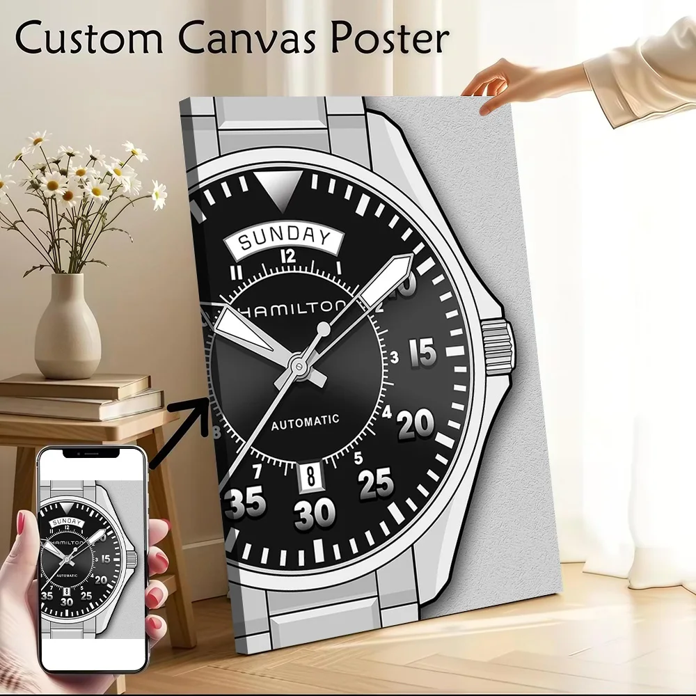 Hamilton Cooper Watch Canvas Poster Customizable Printed Canvas Painting Wall Art for Fans Room Decorations Bedroom Decoration