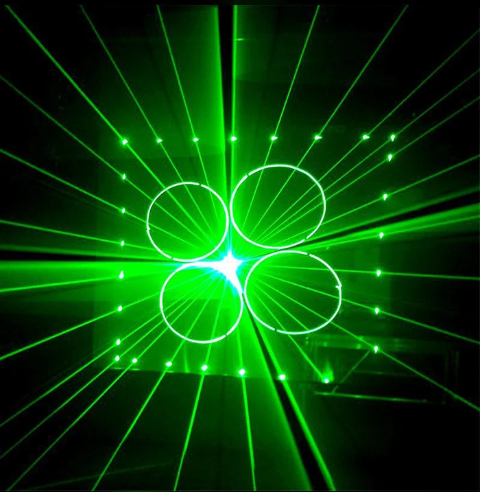 Grün 3w 5w laser projektor bühnen licht animation laserlicht ilda club disco dj bar dmx tanz weihnachts effekt zeigen licht – Detail 8