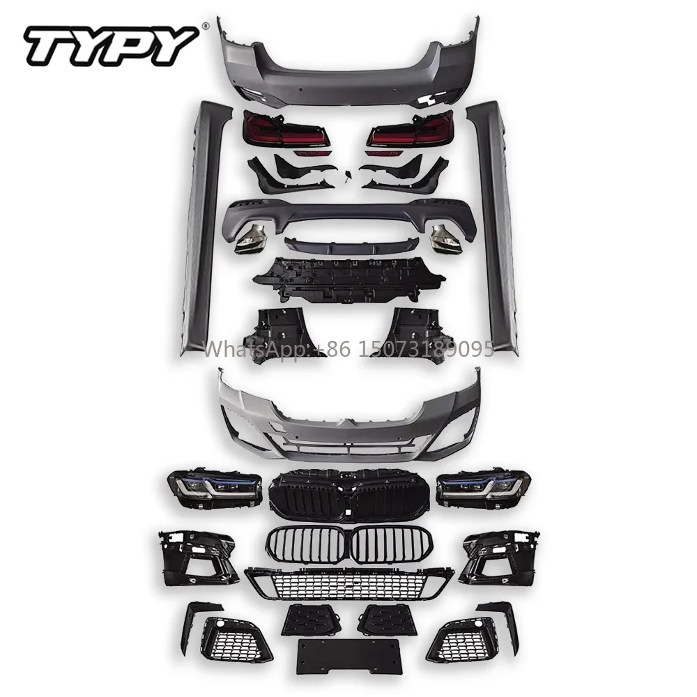

Car Body Kit for 2018-2020 5 Series G38 Upgrade G38 LCI MT Front and Rear Bumper Headlight Taillight