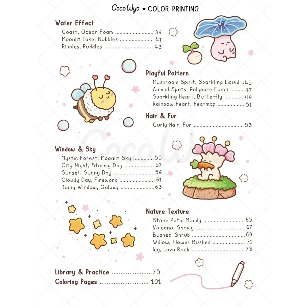 Bview Art Cultivate imagination Coloring Book for Adults/Kids - How to Draw Patterns: Easy and Fun Step-by-Step Guide