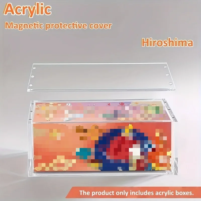1/2 قطعة حالات عرض الاكريليك للطبعة اليابانية توهوكو/هيروشيما/فوكوكا 2025 قطعة كانازوا الذكرى صندوق خاص ديكور