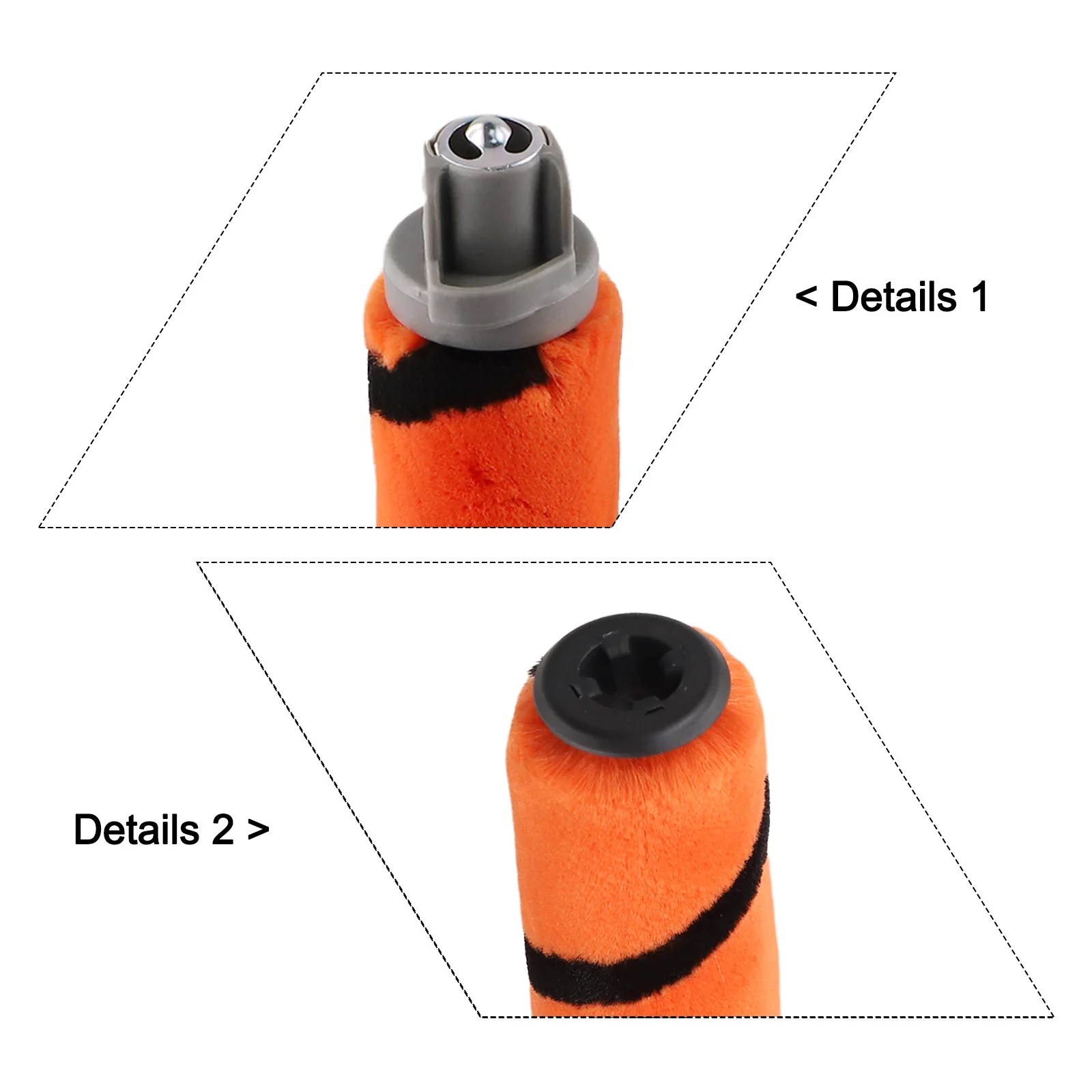 Cleansing Solution Efficiently Designed Soft Bristle Roller For Use With Various Models Of The For Shark Upright Vacuums