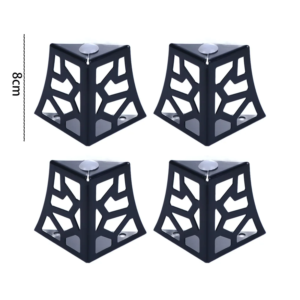 

Hollow Out 4PCS Cabinet with Screws Desk Kitchen for Bed Furniture Legs Sofa Leg Table Foot Furniture Parts