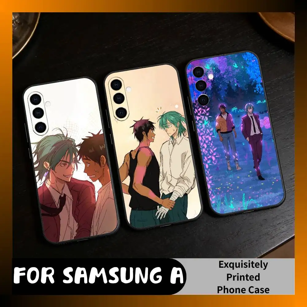 DJ x Fishboy Manhwa S-Superfish  Phone Case For Samsung Galaxy A73,A72,A71,A70,A52,A51 Others Soft Black Cover
