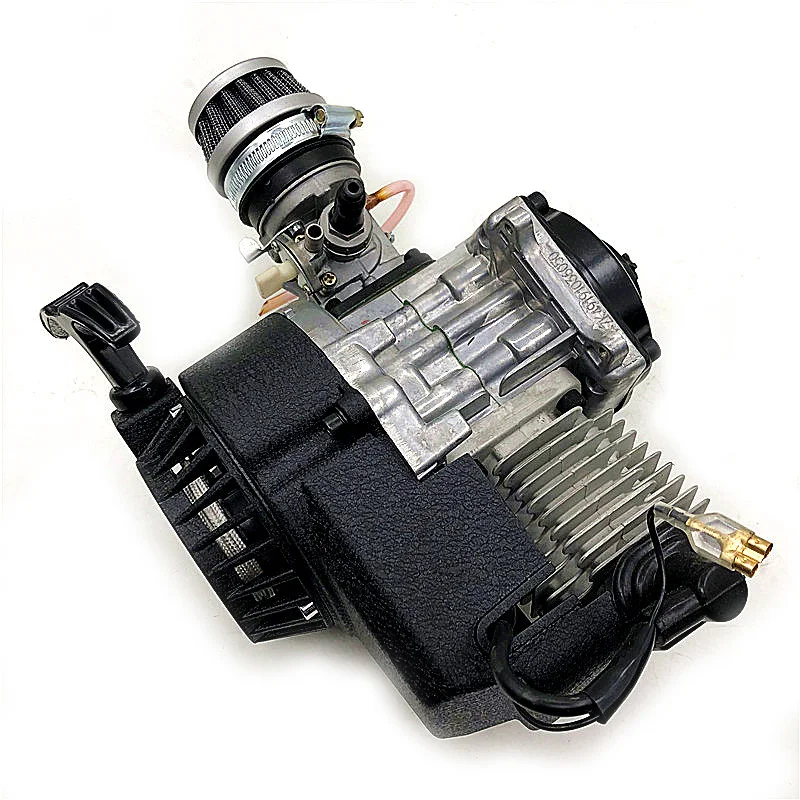 49cc Silnik gazowy 2-suwowy Łatwy rozruch 25H Zębatka Przekładnia Filtr powietrza Do Mini Pocket Pit Quad Dirt Bike ATV Scooter — zdjęcie 3