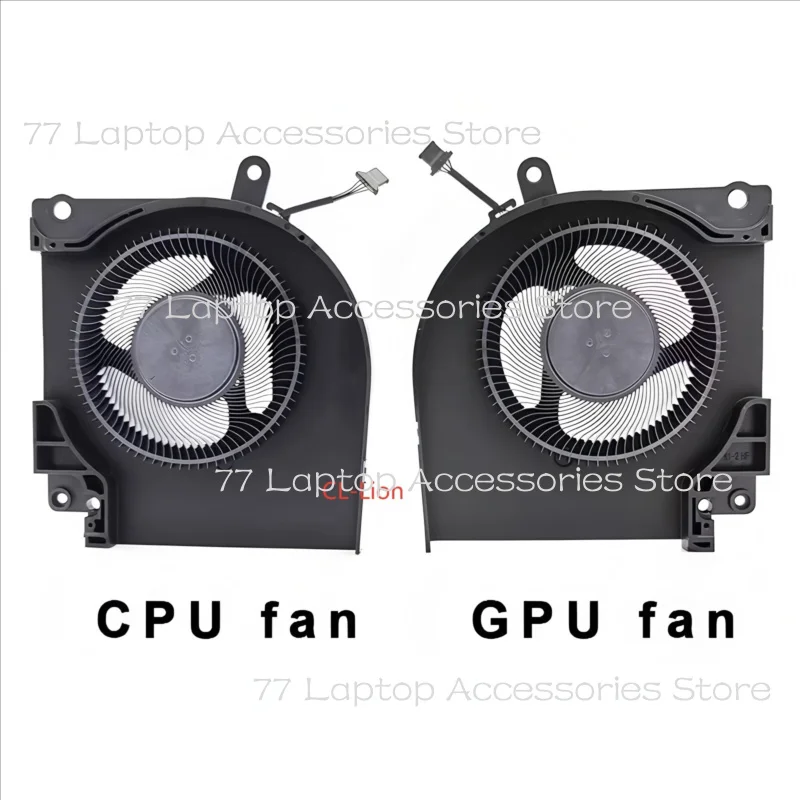 Новый вентилятор охлаждения процессора и графического процессора для Dell Alienware X17 R1 R2 P48E 0X63JW 09DNWT DC12V