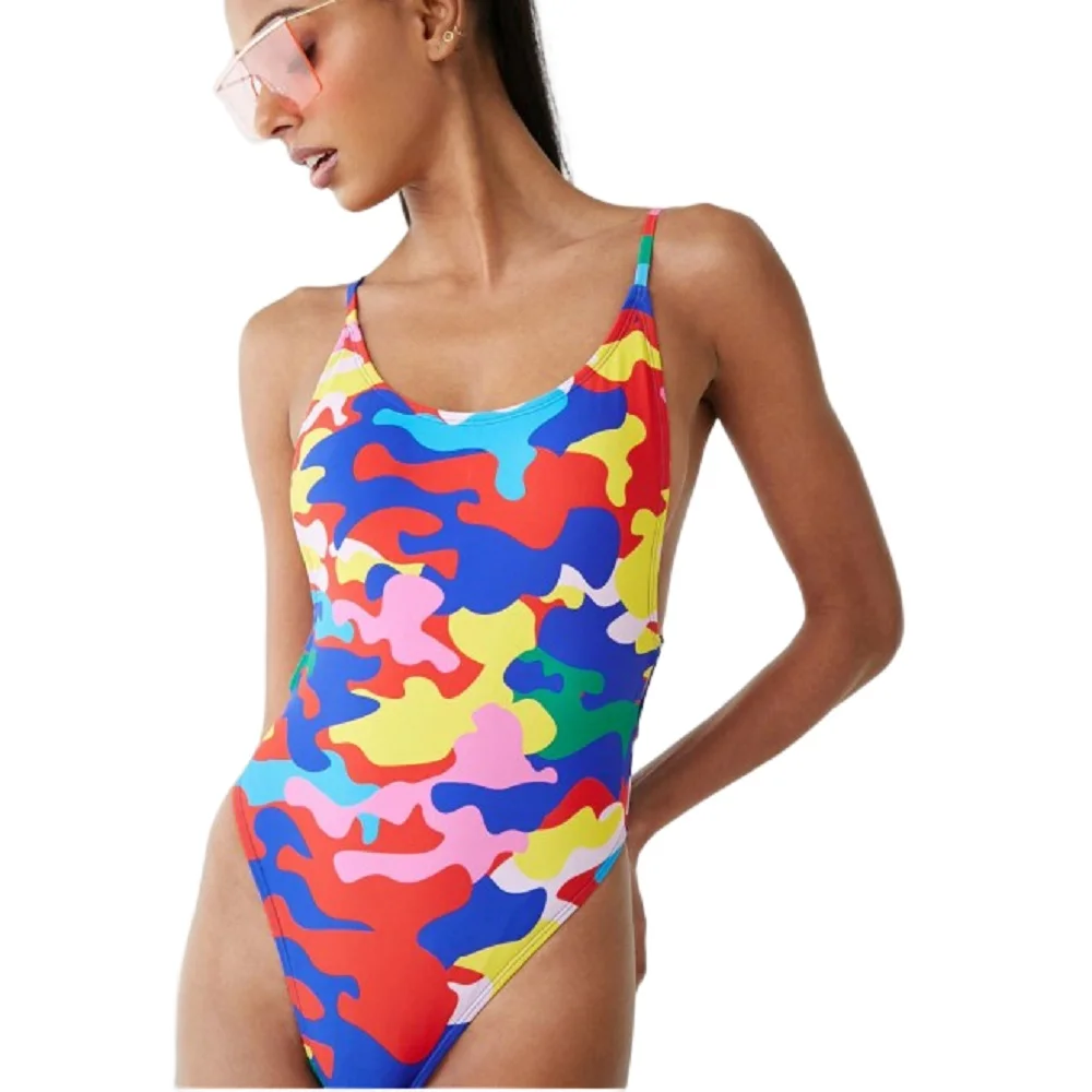 One-piece Swimsuit 2023 Stylish New Full Bikini Set One Piece Whole Swimwear For Women Sexy Swim Bathing Suits Swimming