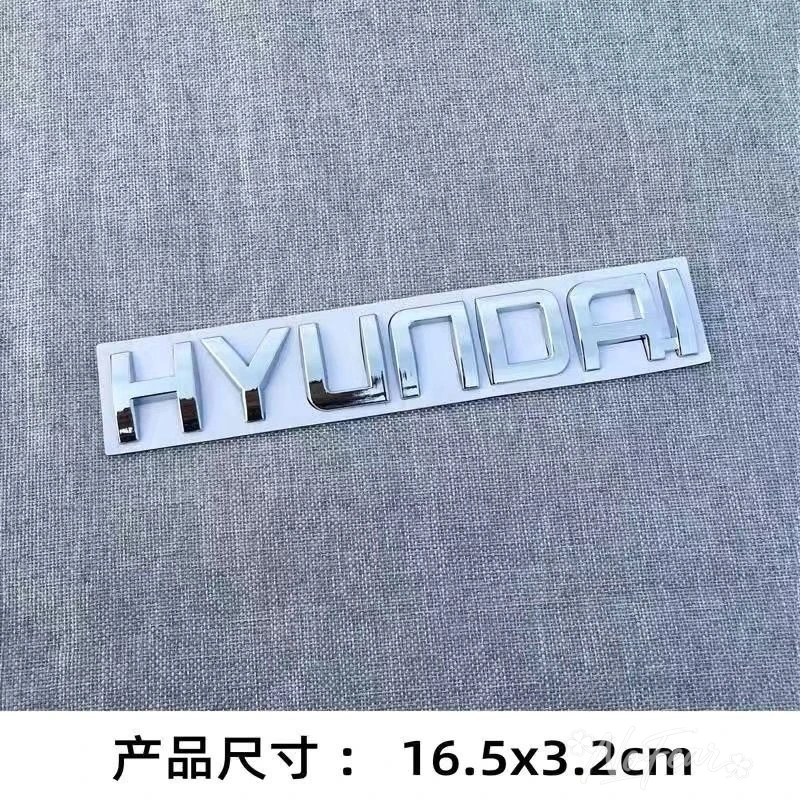 Car Side Rear Badge Nameplate Logo Sticker Trunk Decals Accessory For Hyundai Tucson Solaris I30 Creta Ix35 I40 IX20 Veloster view 4