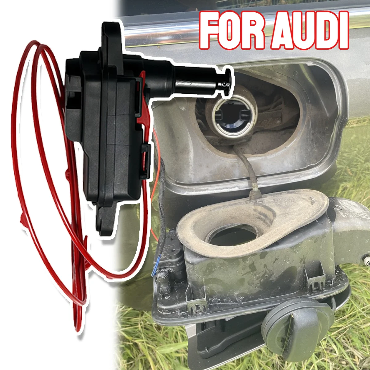 Fuel Filler Gas Cap Door Lock Actuator Enhanced Security Repair Kit 8V0862159A For Audi A1 A3 A4 A5 S1 S3 S4 S5 RS3 RS4 RS5