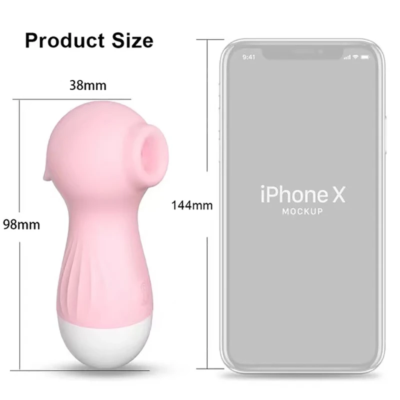 Mini Vacuum Sucking Vibrator Vagina Stimulator G Spot Masturbate Sex Toys For Women 10 Speeds Vibrating Suction Clitoris Adults