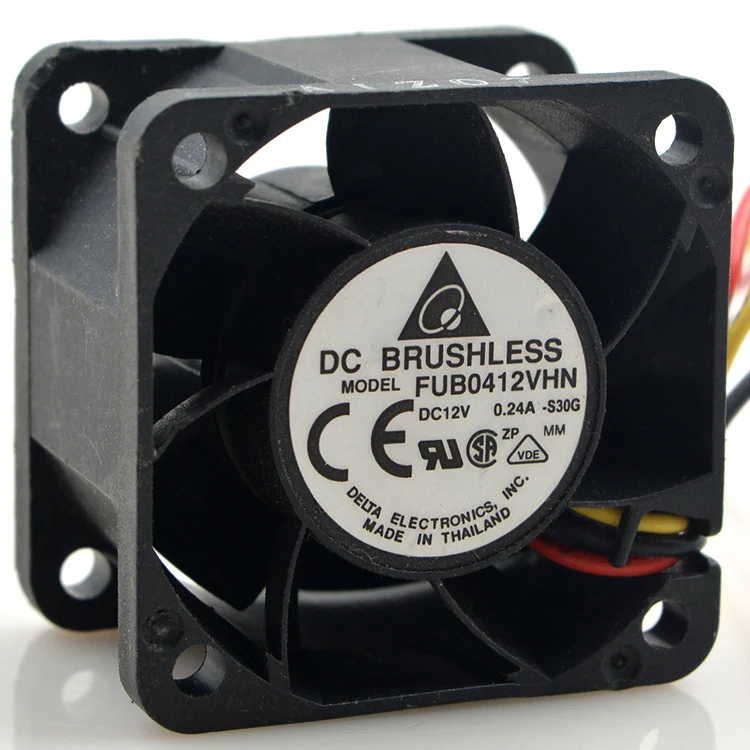 

НОВЫЙ ОРИГИНАЛЬНЫЙ FUB0412VHN 12 В 0,24 А 4028 40x40x28 мм Охлаждающий ВЕНТИЛЯТОР РАДИАТОР