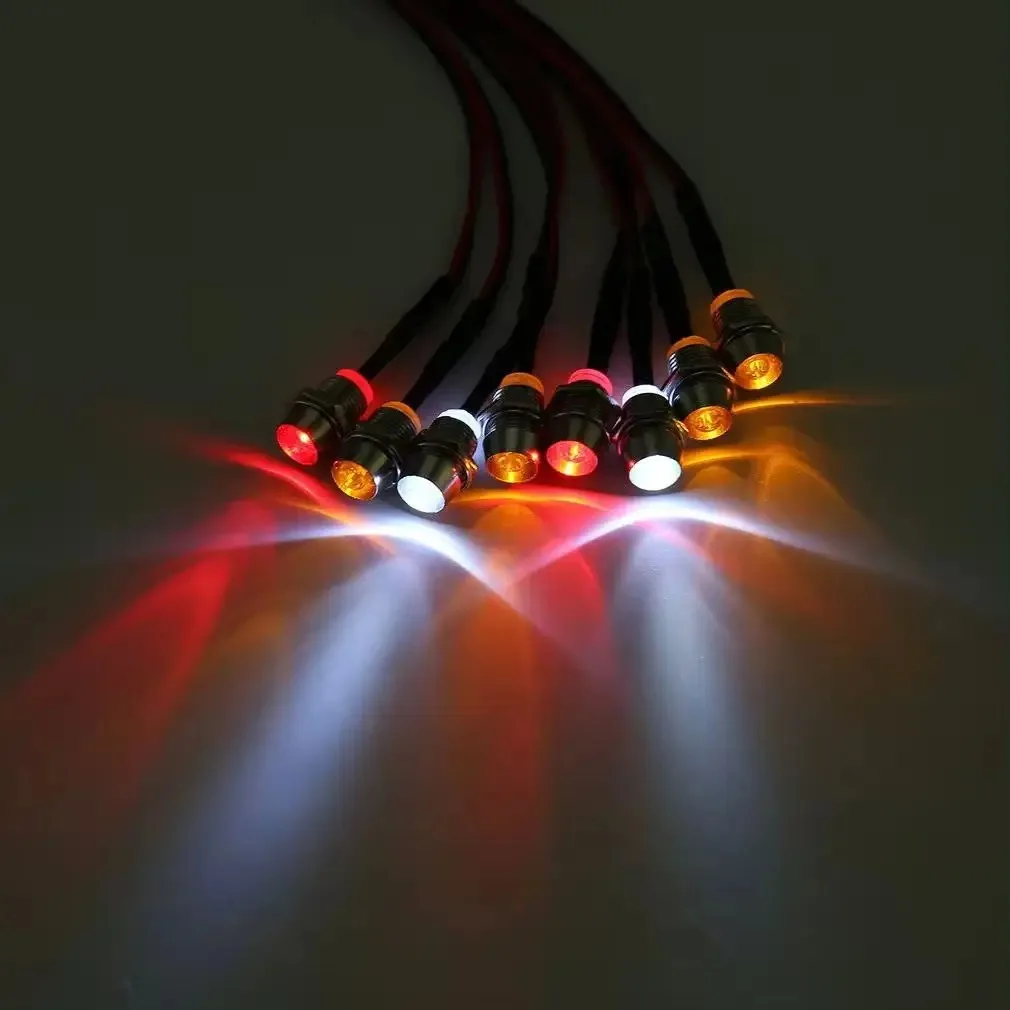 RC LED-Lichtset Scheinwerfer für 1/10 1/8 1/12 RC Auto Truck Crawler Drift Car Frontscheinwerfer Rücklicht TRAXXAS HSP HPI MN99 MN90 – Detail 11