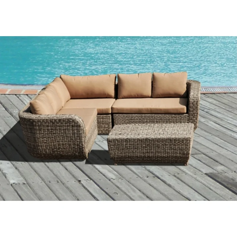 Aluminum Outdoor Chair Garden Rattan Furniture Sofa Set Rope Furniture Set Patio Furniture Sofas