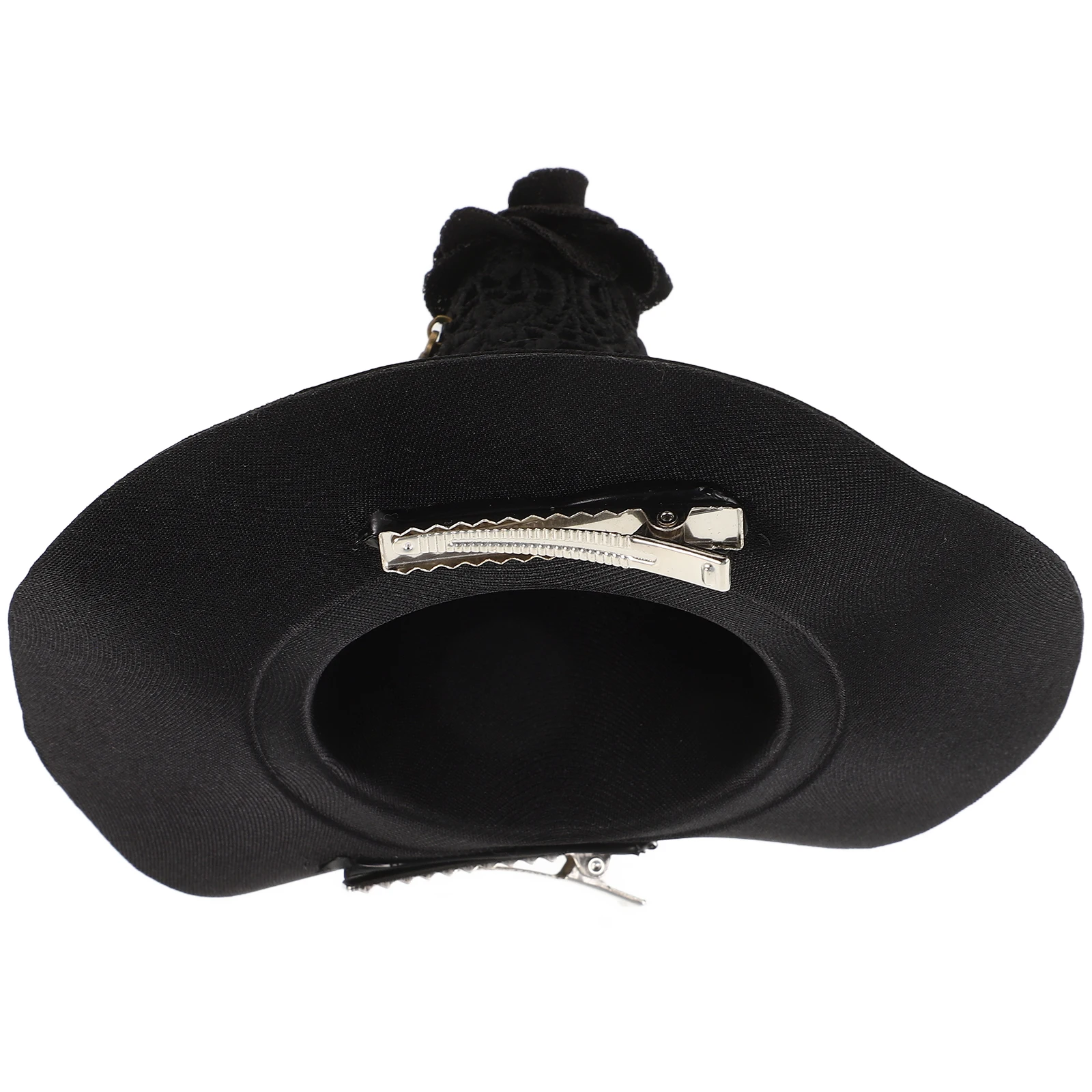

Gothic Witch Hat Halloween Masquerade Party Props Lightweight Durable Costume Accessory Wizard Hat Hair Decorations For Women