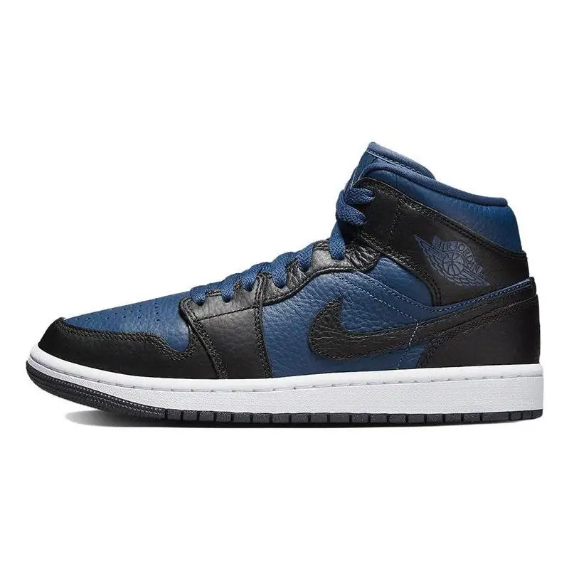 Nike Jordan 1 Mid Split French Blue Women's Sneakers Shoes Dr0501-401 With Original Box