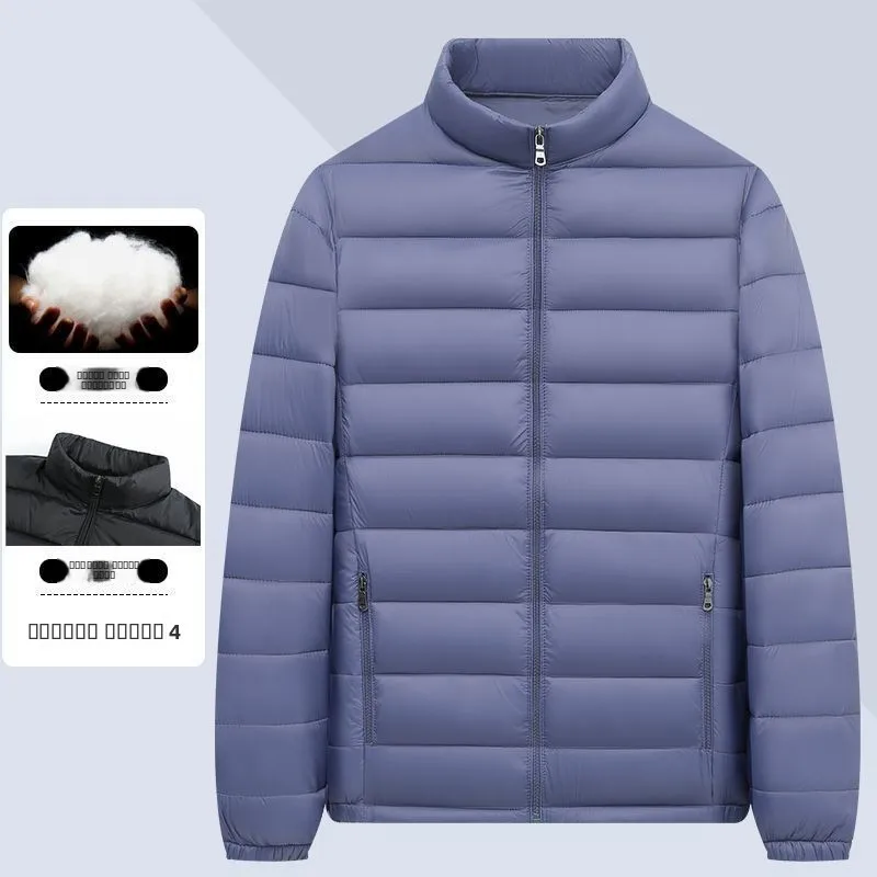 Jaet in cotone imbottito leggero da uomo Colletto alla coreana Autunno Inverno Casual ort Cappotto caldo Capispalla da lavoro con cappuccio