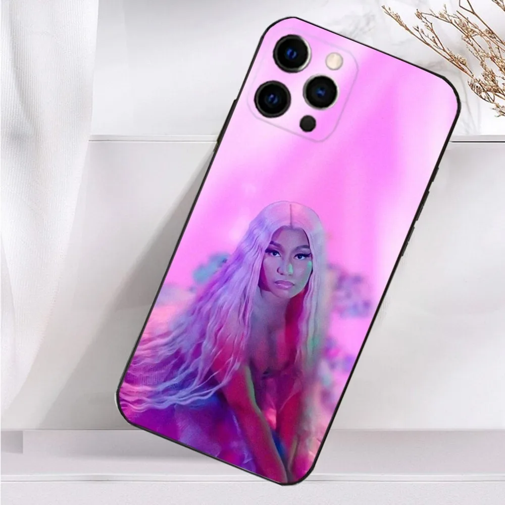 N-Nicki Rapper Pinks F-Friday Phone Case For iPhone 16,15,14,13,12,11 Plus,Pro Max,XS,X,XR,SE,Mini,8,7 Soft Silicone Black Cover