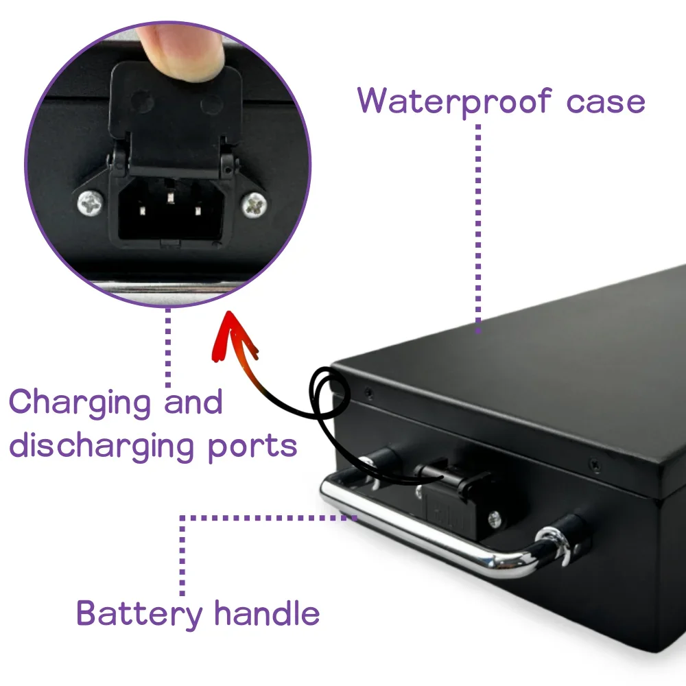 60V 20Ah New Harley Electric Car Lithium Battery 18650 Battery Pack Built in BMS Waterproof Case Safe and durable + Charger