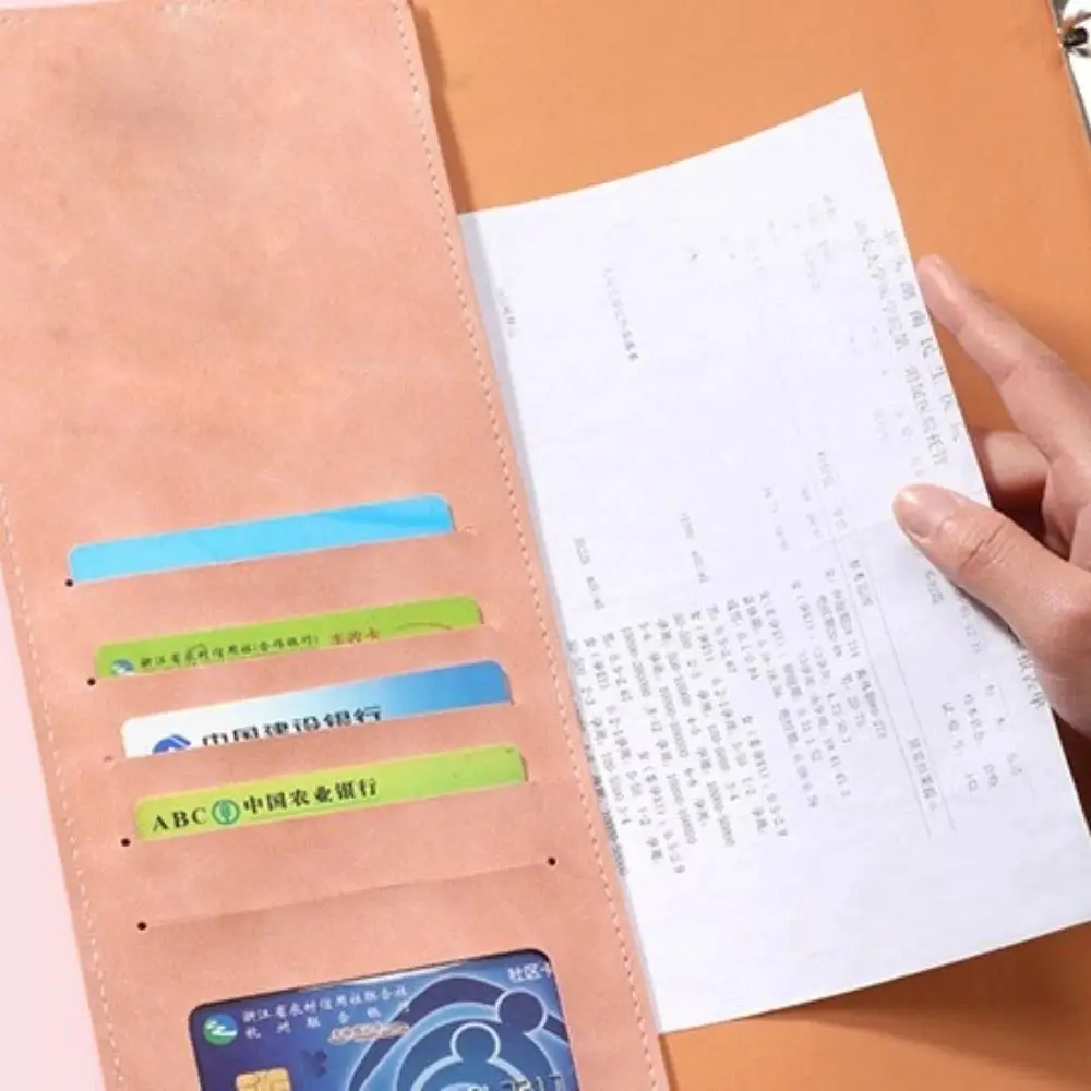 

PU Leather Inspection Report Folder a4 a5 Binder Pregnancy Booklet Large Capacity High Quality Commemorative Handbook