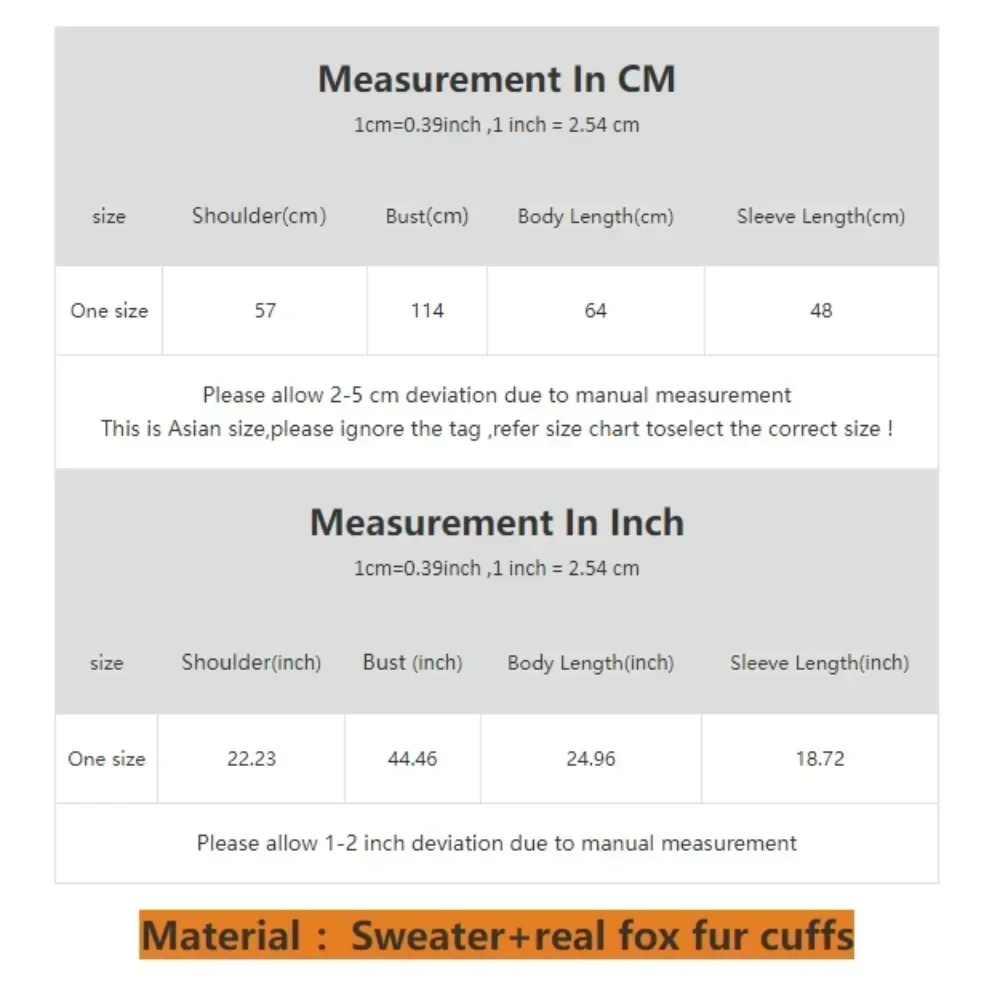 2024 Sweater Women Autumn Natural Fur Knitwear Pull Femme Real Fox Fur Coat Winter New Fashion Sleeves Slim Fit Sweaters Vintage