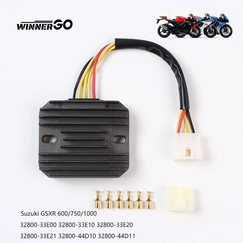 Spannungsregler-Gleichrichter für Suzuki GSXR 600 750 1000 32800-33E00 32800-33E10 32800-33E20 32800-33E21 32800-44D10 32800-44D11 – Detail 7
