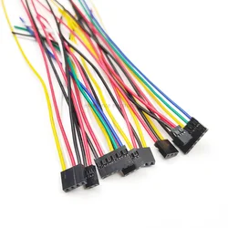 5PCS DuPont 2.0mm Terminal Connecting Line 4p-16p Single Ended Electronic Wire 10cm/20cm 26awg