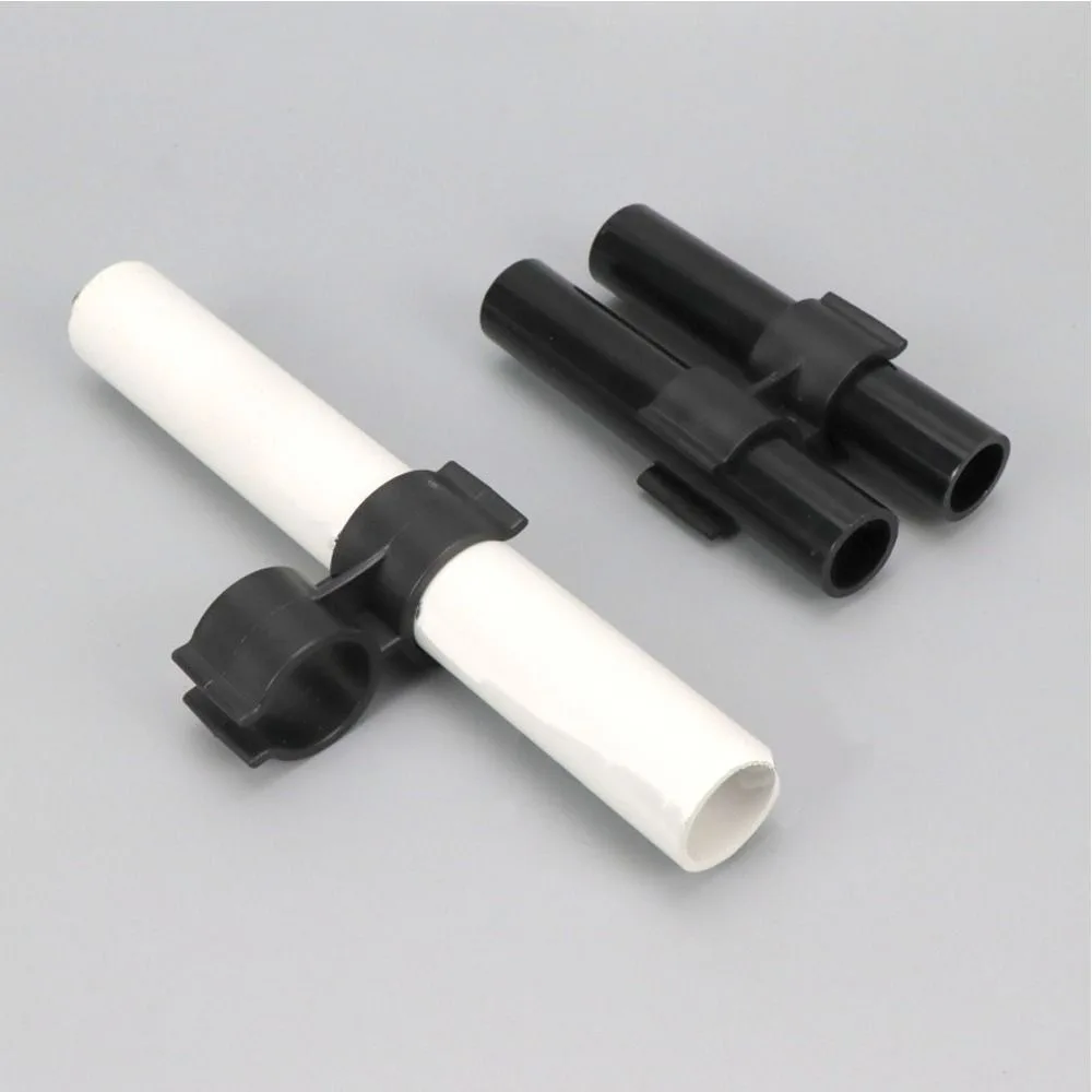 6pcs High Quality 20/25mm PVC Pipe Clamp Double U Type Garden Tool Pipe Clamp Agricultural Irrigation Water Pipe Support