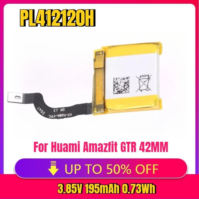 

PL412120H New High Quality Battery for Huami Amazfit GTR 42MM/A1909/A1910 GTR 42MM 195mAh Battery Replacement
