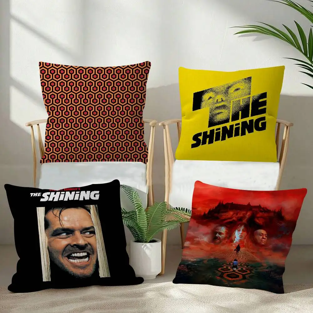 Horror Movies The Shinings  Cushion Cover Pillowcase Upholstery Sofa Throw Pillow Home Decor Pillowcas