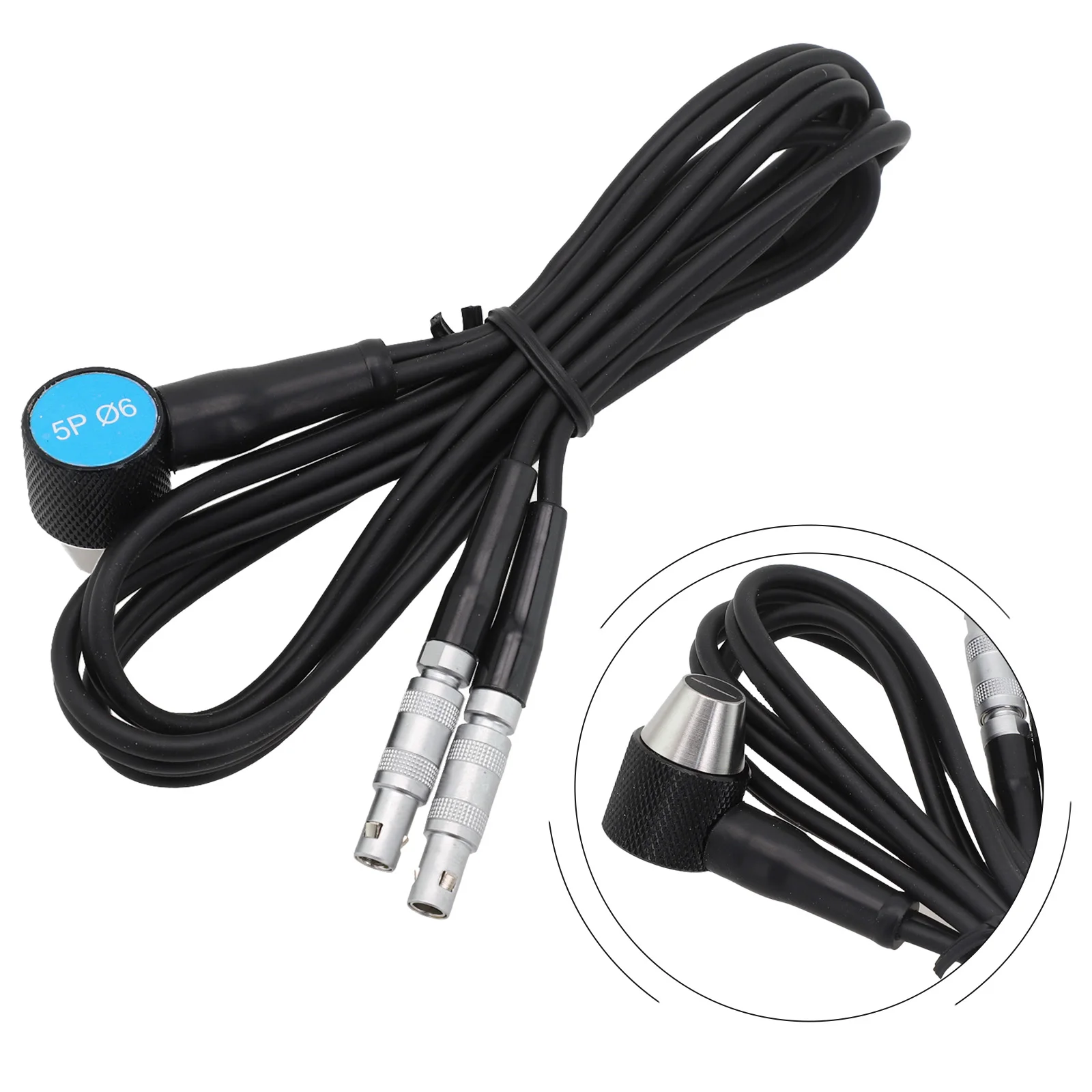 

6mm5Hz Tester Probe 10mm5MHz GT1130 Ultrasonator For GM100 0.1 Resolution Black + Silver Easy To Handle Lightweight