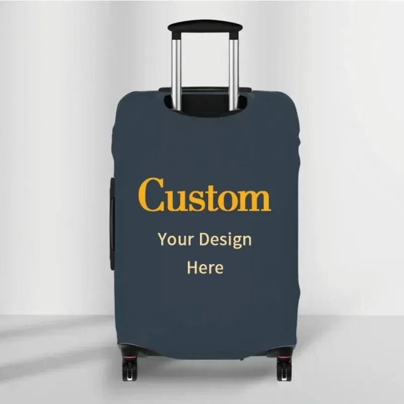 

TB Custom Logo Spandex Stretch Suitcase cover Luggage Cover Suitcase Case Travel Organizer Dust Case Cover