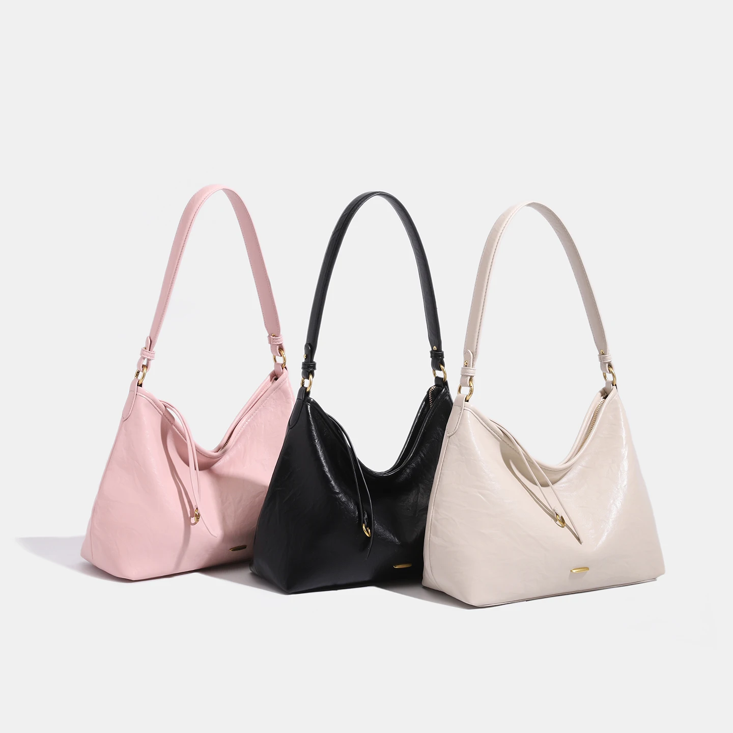 Black Luxury Handbags And Purse Women PU Leather Messenger Shoulder Bag Plaid Female Crossbody Bag Tassel Quilted Brand
