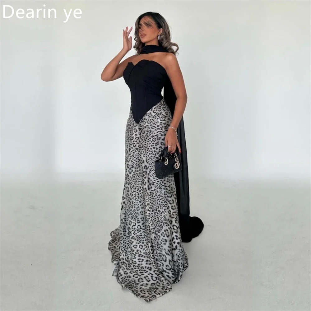 

Customized Evening Gown Saudi Arabia Dearin Halter A-line Floor Length Skirts Stole Bespoke Occasion Dresses Formal Prom Dress