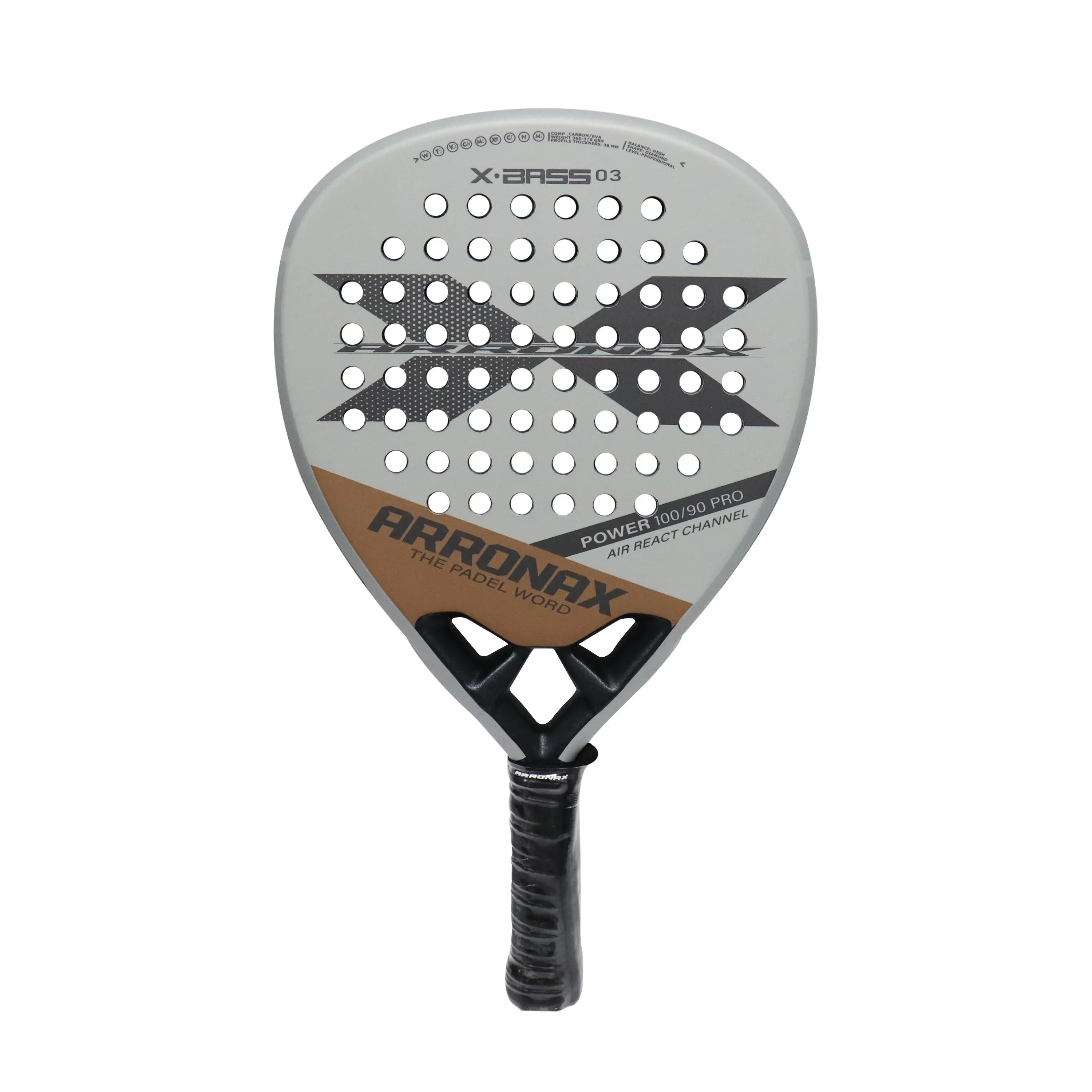 Raqueta de tenis de carbono de alta calidad con logotipo personalizado OEM, 12K, precio de fábrica