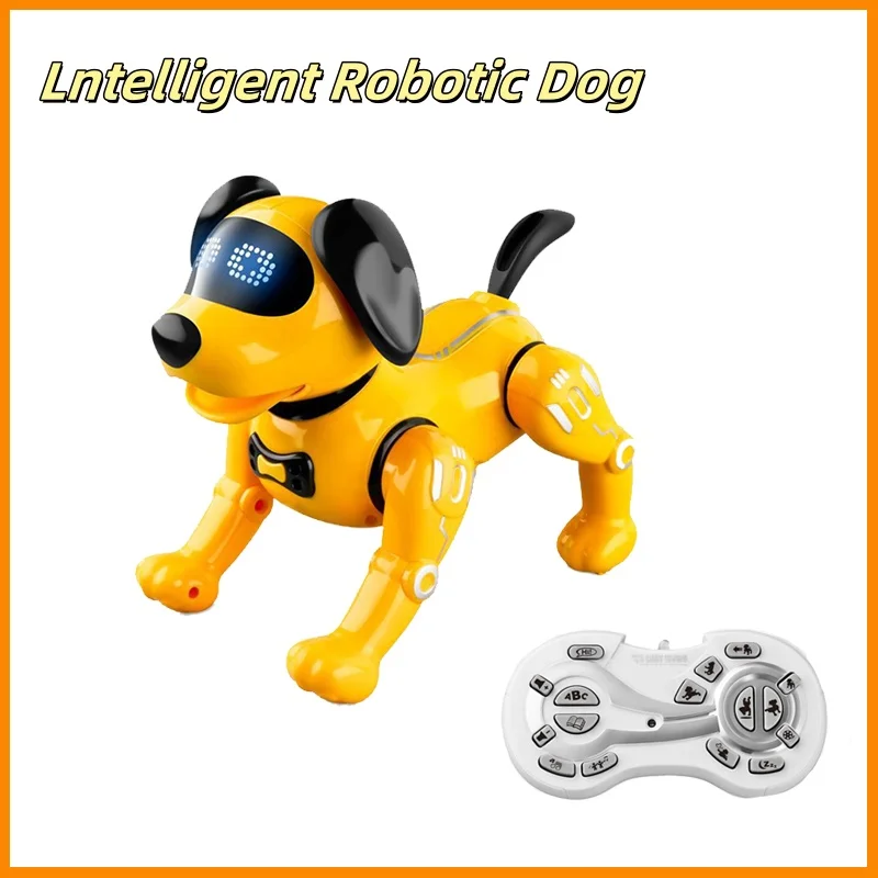 Jjrc Rc Dog Remote Control Robot Smart Talking Programming Dance Interactive Pet Puppy Remote Dog Intelligent Gift Toys For Kids