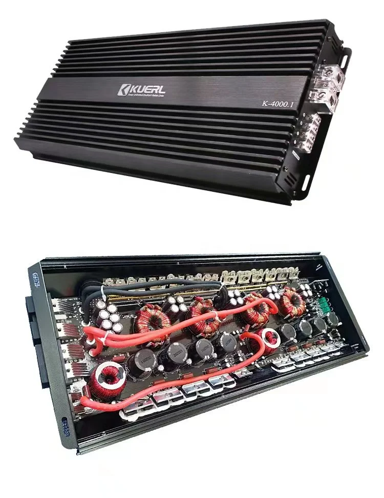 RMS 3500W@1Ω/RMS 2000W@2Ω/RMS 1250W@4Ω Single Channel Class D Car Power Amplifier Mono Class D Audio Digital Power Amplifier
