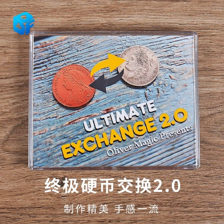 

Ultimate Exchange 2.0 (Morgan Dollar /Victoria) by Oliver Magic Close up Magic Tricks Coin Magic Props Magician Gimmick Fun